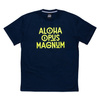 Koszulka Aloha Ent. ALOHA OPUS MAGNUM kolor granat z żółtym + płyta "ALOHA GRUBO KROJONE MIXTAPE" + GRATIS